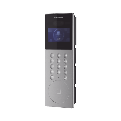 videoportero ip multiapartamento con reconocimiento facial / llamada a app hikconnect (requiere monitor) / protección ip65 / apertura por rostro, tarjeta o app videoportero ip multiapartamento con reconocimiento facial / llamada a app hikconnect (requiere monitor) / protección ip65 / apertura por rostro, tarjeta o app