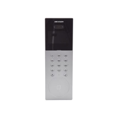 videoportero ip multiapartamento con reconocimiento facial / llamada a app hikconnect (requiere monitor) / protección ip65 / apertura por rostro, tarjeta o app videoportero ip multiapartamento con reconocimiento facial / llamada a app hikconnect (requiere monitor) / protección ip65 / apertura por rostro, tarjeta o app