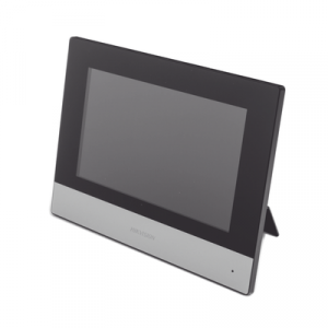 monitor hibrido ip wifi touch screen 7" para ds kis303p / vídeo en vivo / poe estándar / apertura remota / llamada entre monitores / audio de dos vías / policarbonato