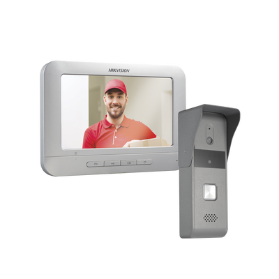 kit de videoportero analógico con pantalla lcd a color de 7" / frente de calle para exterior ip65 / salida de relevador Kit de Videoportero Analógico con Pantalla LCD a Color de 7" / Frente de Calle para Exterior IP65 / Salida de Relevador — Videoporteros e Interfonos en Morelia | SolutionSiteMX