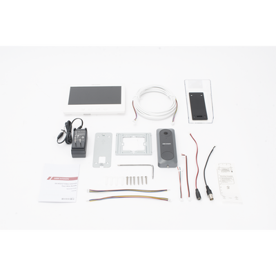 kit de videoportero turbohd con pantalla lcd a color de 7" / frente de calle para exterior de policarbonato / 720p (1 megapíxel )130° de visión (gran angular) kit de videoportero turbohd con pantalla lcd a color de 7" / frente de calle para exterior de policarbonato / 720p (1 megapíxel )130° de visión (gran angular)