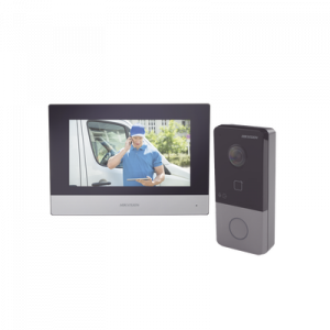 Kit de Videoportero IP Poe Estandar con llamada a App de Smartphone (HikConnect) / Apertura con tarjeta MIFARE / Frente de calle IP65 / Soporta 1 Departamento Kit de Videoportero IP Poe Estandar con llamada a App de Smartphone (HikConnect) / Apertura con tarjeta MIFARE / Frente de calle IP65 / Soporta 1 Departamento