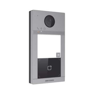 videoportero ip 2 megapixel / llamada y apertura remota desde app hik connect / poe / exterior ip65 + antivandalico ik08 / 1 departamento / apertura con tarjeta / soporta 2 puertas y hasta 6 monitores Videoportero IP 2 Megapixel / Llamada y Apertura Remota desde App Hik-Connect / PoE / Exterior IP65 + Antivandalico IK08 / 1 Departamento / Apertura con Tarjeta / Soporta 2 Puertas y hasta 6 Monitores — Videoporteros e Interfonos en Morelia | SolutionSiteMX