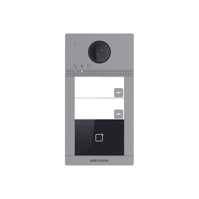 videoportero ip (ip65 + ik08) con llamada y apertura desde app hik connect / soporta 2 departamentos / poe estandar / interfaz web para configuración / 2 puertas Videoportero IP (IP65 + IK08) con Llamada y apertura desde APP Hik-Connect / Soporta 2 Departamentos / PoE Estandar / Interfaz WEB para configuración / 2 puertas — Videoporteros e Interfonos en Morelia | SolutionSiteMX