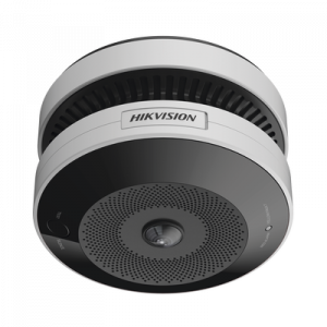 (HikFire) Mini Fisheye IP 4 Megapixel con Detector de Humo Puntual / Autónomo / Entrada y Salida de Alarma / 15 mts IR / PoE / WDR 120 dB / Alarma de 85 dB / MicroSD 128GB / Compatible con Hik-Connect (HikFire) Mini Fisheye IP 4 Megapixel con Detector de Humo Puntual / Autónomo / Entrada y Salida de Alarma / 15 mts IR / PoE / WDR 120 dB / Alarma de 85 dB / MicroSD 128GB / Compatible con Hik-Connect