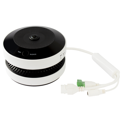 (hikfire) mini fisheye ip 4 megapixel con detector de humo puntual / autónomo / entrada y salida de alarma / 15 mts ir / poe / wdr 120 db / alarma de 85 db / microsd 128gb / compatible con hik connect (hikfire) mini fisheye ip 4 megapixel con detector de humo puntual / autónomo / entrada y salida de alarma / 15 mts ir / poe / wdr 120 db / alarma de 85 db / microsd 128gb / compatible con hik connect