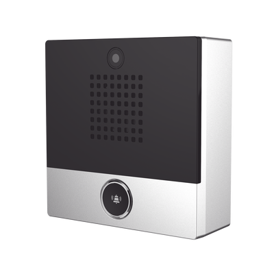 mini video intercomunicador para hotelería y hospitales, con diseño elegante, poe, cámara 1mpx, 1 botón, 1 relevador integrado de salida y entrada. mini video intercomunicador para hotelería y hospitales, con diseño elegante, poe, cámara 1mpx, 1 botón, 1 relevador integrado de salida y entrada.