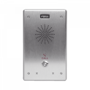 Intercomunicador IP, 2 líneas SIP, 2 relevadores con botón para llamada, anti-vandálico, IP65 e IK10, PoE Intercomunicador IP, 2 líneas SIP, 2 relevadores con botón para llamada, anti-vandálico, IP65 e IK10, PoE