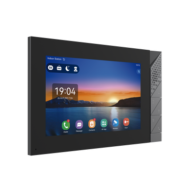 monitor ip/sip para interior con android, wi fi, bluetooth, pantalla táctil de 7", audio de 2 vías, poe, 8 interfaces de entrada de alarma. monitor ip/sip para interior con android, wi fi, bluetooth, pantalla táctil de 7", audio de 2 vías, poe, 8 interfaces de entrada de alarma.