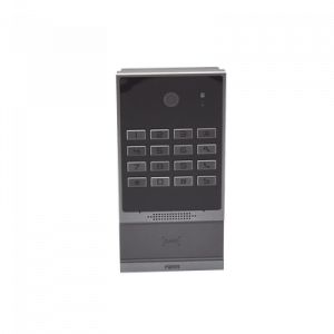 videoportero sip para control de acceso, teclado numérico iluminado, 2 relevadores, anti vandálico, ip66 y ik07, poe