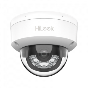 [dual light] hilook series / domo ip de 4 megapixel / uso en interior / lente 2.8 mm / 20 mts ir + 20 mts luz blanca / micrófono integrado / acusense lite / poe / dwdr / h.265+ / onvif