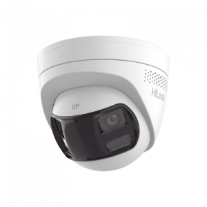 [Dual Light] Turret IP 6 Megapixel / Imagen Panorámica 180°/ PoE / Micrófono y Bocina Integrado / Exterior IP67 / Audio Bidireccional / Alarma Visual y Auditiva Integrada / Smart Supplement Light / Micro SD 512 GB