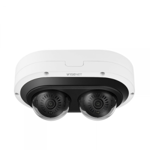 Camara IP Multi-sensor Multi-direccional / 2 Canales de 6MP / H.265 + WiseStream II / WDR 120dB / Exterior IP67 / IK10 / NEMA4X Camara IP Multi-sensor Multi-direccional / 2 Canales de 6MP / H.265 + WiseStream II / WDR 120dB / Exterior IP67 / IK10 / NEMA4X