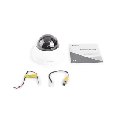 cámara ip tipo domo interior 5 megapíxel / lente 2.8 mm / ir 20m / wdr 120db / h.265 & wisestream cámara ip tipo domo interior 5 megapíxel / lente 2.8 mm / ir 20m / wdr 120db / h.265 & wisestream