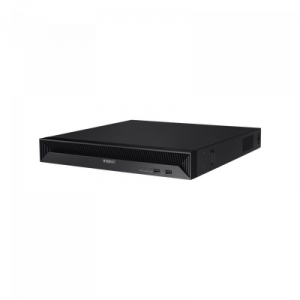 NVR 8 Megapíxel / 16 canales / H.265 / P2P Wisenet / 16 puertos PoE / 128Mbps