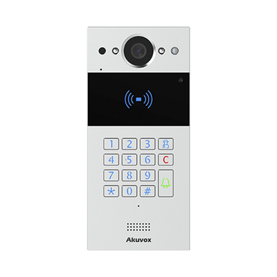 videoportero sip / teclado y lector de tarjeta / notificación app / notificación llamada telefónica / configuración en la nube / poe / ip65 / cámara de 2 mp / nfc / pin temporal para visitas / control de 2 puertas Videoportero SIP / Teclado y Lector de Tarjeta / Notificación App / Notificación Llamada Telefónica / Configuración en la Nube / POE / IP65 / Cámara de 2 MP / NFC / PIN Temporal para Visitas / Control de 2 Puertas — Videoporteros e Interfonos en Morelia | SolutionSiteMX