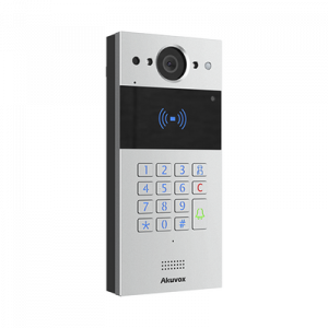 videoportero sip / teclado y lector de tarjeta / notificación app / notificación llamada telefónica / configuración en la nube / poe / ip65 / cámara de 2 mp / nfc / pin temporal para visitas / control de 2 puertas