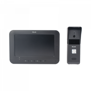 kit de videoportero analógico con pantalla lcd a color de 7" / frente de calle para exterior ip65 / salida de relevador