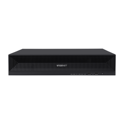 nvr de 16 canales / 32mp / hasta 4 discos duros / switch poe+ 16 puertos / wisenet p2p / h.265 & wisestream nvr de 16 canales / 32mp / hasta 4 discos duros / switch poe+ 16 puertos / wisenet p2p / h.265 & wisestream