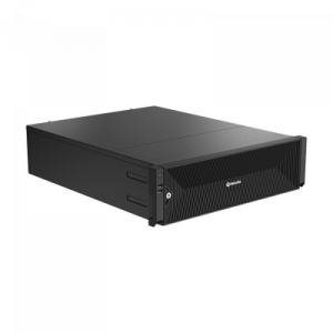 nvr de 64 canales / hasta 32 mp / h.265 & wisestream / procesamiento 400 mbps / 3 puertos de red / raid 5 6 / 16 bahias para disco duro (no incluidos)