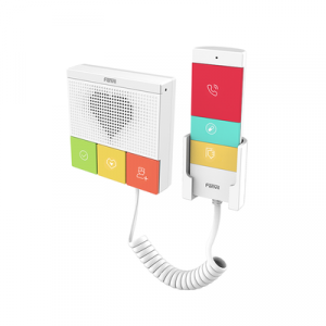 intercomunicador sip wi fi para hospital/asilos, 6 botones, antibacterial, 1 relevador integrado