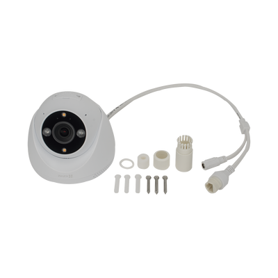 Cámara IP Bullet PoE / 3 Megapixel 2K / Visión Nocturna Color 30 m (98.4 ft) / Detección IA Humano/Vehículo / Audio Bidireccional / Defensa Activa / IP67 - Image 6