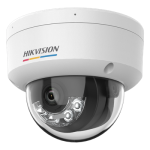 Cámara Domo IP / 4 Megapixel / Color 24/7 / Dual Light 30 m (98.4 ft) / Lente 2.8 mm / WDR 120 dB / IP67 IK08 / PoE