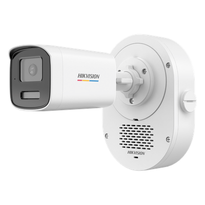 Cámara Bala IP / 4 Megapixel / ColorVu 3.0 / Dual Light 50 m (164 ft) / Audio Bidireccional SoundMax / Luz Estroboscópica Rojo-Azul / AcuSense Lite / IP67 / WDR 120 dB / PoE Cámara Bala IP / 4 Megapixel / ColorVu 3.0 / Dual Light 50 m (164 ft) / Audio Bidireccional SoundMax / Luz Estroboscópica Rojo-Azul / AcuSense Lite / IP67 / WDR 120 dB / PoE