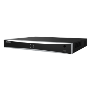 NVR IP / 32 Canales / 12 Megapixel (4K) / 16 Puertos PoE+ / Reconocimiento Facial / AcuSense / 2 Bahías HDD / HDMI 4K / Alcance PoE 300 m (984.3 ft)