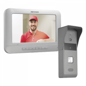 Kit de Videoportero Analógico / Pantalla LCD 7″ / Cámara Pinhole 720×576 / Ángulo 98° / IP65 / 12 VDC