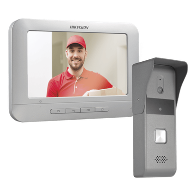 Kit de Videoportero Analógico / Pantalla LCD 7″ / Cámara Pinhole 720×576 / Ángulo 98° / IP65 / 12 VDC Kit de Videoportero Analógico / Pantalla LCD 7″ / Cámara Pinhole 720×576 / Ángulo 98° / IP65 / 12 VDC