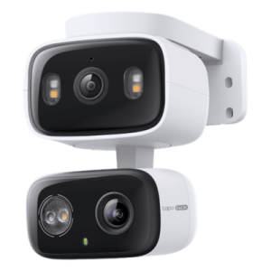 Cámara IP Dual PTZ / Dual Lente 2K+2K / 3 Megapixel cada lente / Seguimiento Sincronizado / Visión Nocturna a Color / IP65 / Audio Bidireccional
