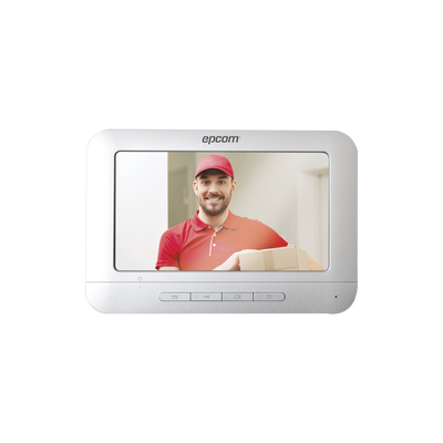 Monitor para Videoportero Análogo / 7 Pulgadas / 800×400 / Audio Manos Libres / 4 Hilos / Aluminio Monitor para Videoportero Análogo / 7 Pulgadas / 800×400 / Audio Manos Libres / 4 Hilos / Aluminio