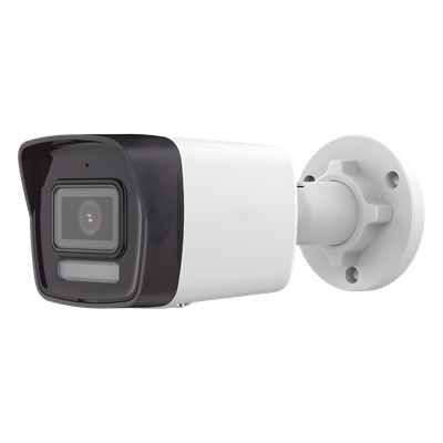 Cámara Bala IP / 4 Megapixel / Lente 2.8 mm / Dual Light 30 m (98.4 ft) / Micrófono Integrado / AcuSense Lite / IP67 / PoE Cámara Bala IP / 4 Megapixel / Lente 2.8 mm / Dual Light 30 m (98.4 ft) / Micrófono Integrado / AcuSense Lite / IP67 / PoE