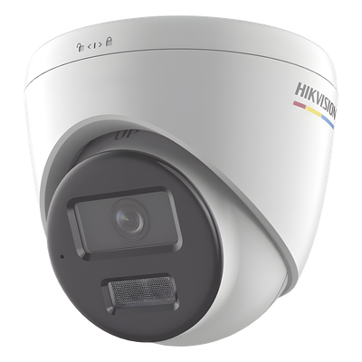 Cámara Turret IP / 4 Megapixel / Lente 2.8 mm / FOV 96° / Dual Light 30 m (98.4 ft) / WDR 120 dB / IP67 / PoE Cámara Turret IP / 4 Megapixel / Lente 2.8 mm / FOV 96° / Dual Light 30 m (98.4 ft) / WDR 120 dB / IP67 / PoE