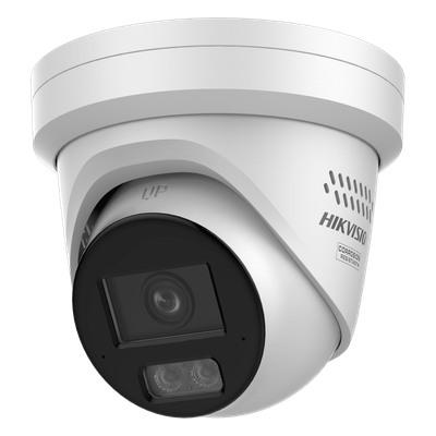 Cámara Turret IP / 12 Megapixel / 2.8 mm / AcuSense / WDR 120 dB / Dual Light 40 m (131.2 ft) / IP67 / PoE Cámara Turret IP / 12 Megapixel / 2.8 mm / AcuSense / WDR 120 dB / Dual Light 40 m (131.2 ft) / IP67 / PoE