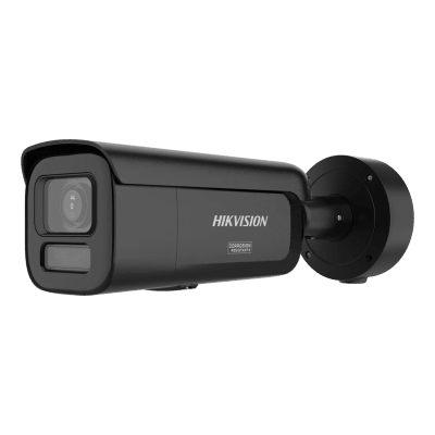 Bala IP / 4 MP / Lente Mot. 2.8-12 mm / IR 60 m + Luz Blanca 60 m / WDR 130 dB / IP67 NEMA 4X / 196.85 pies Bala IP / 4 MP / Lente Mot. 2.8-12 mm / IR 60 m + Luz Blanca 60 m / WDR 130 dB / IP67 NEMA 4X / 196.85 pies