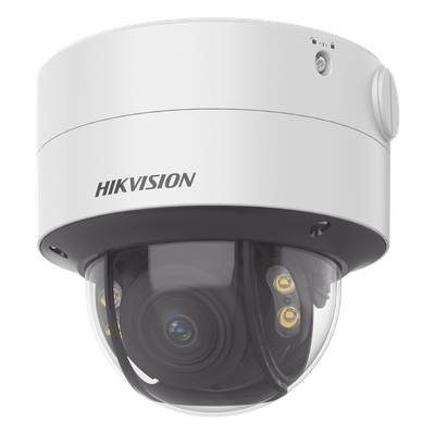 Domo IP / 4 MP / Color 24/7 / Lente Varifocal 3.6-9 mm / Luz Blanca 40 m (131 pies) / WDR 130 dB / IP67 / IK10 / AcuSense / MicroSD 512 GB Domo IP / 4 MP / Color 24/7 / Lente Varifocal 3.6-9 mm / Luz Blanca 40 m (131 pies) / WDR 130 dB / IP67 / IK10 / AcuSense / MicroSD 512 GB