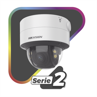 Domo IP / 4 MP / Color 24/7 / Lente Varifocal 3.6-9 mm / Luz Blanca 40 m (131 pies) / WDR 130 dB / IP67 / IK10 / AcuSense / MicroSD 512 GB - Image 2