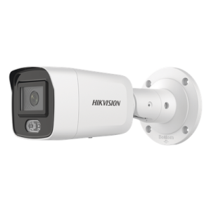 Bala IP 4 Megapixel / Imagen a Color 24/7 (ColorVu) / Lente 2.8 mm / Luz Blanca 40 mts / Exterior IP67 / WDR 130 dB / Audio y Alarma I/O / Captura Facial / ONVIF / Micro SD
