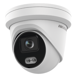 Cámara Turret IP / 4 Megapixel / Color 24/7 / Luz Blanca 40 m (131.2 ft) / Lente 4 mm / WDR 130 dB / IP67 / Audio Integrado