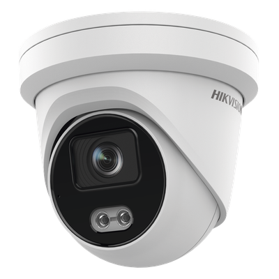 Cámara Turret IP / 4 Megapixel / Color 24/7 / Luz Blanca 40 m (131.2 ft) / Lente 4 mm / WDR 130 dB / IP67 / Audio Integrado Cámara Turret IP / 4 Megapixel / Color 24/7 / Luz Blanca 40 m (131.2 ft) / Lente 4 mm / WDR 130 dB / IP67 / Audio Integrado