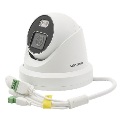 Cámara Turret IP / 4 Megapixel / Color 24/7 / Luz Blanca 40 m (131.2 ft) / Lente 4 mm / WDR 130 dB / IP67 / Audio Integrado - Image 3