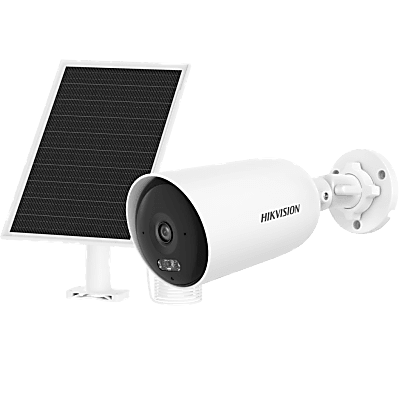 Cámara Bala IP Solar / 4 MP / AOV / Lente 2.8 mm / Iluminación Dual 30 m (98.4 ft) / 4G / IP66 Cámara Bala IP Solar / 4 MP / AOV / Lente 2.8 mm / Iluminación Dual 30 m (98.4 ft) / 4G / IP66
