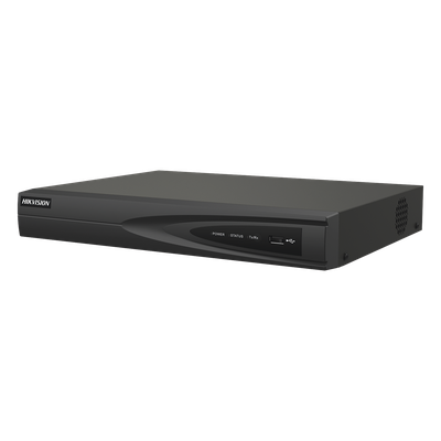NVR IP / 8 Megapixel (4K) / 4 Canales / 4 Puertos PoE+ / 50 W Total / 1 Bahía HDD / HDMI 4K / PoE Extendido 300 m (984.3 ft) NVR IP / 8 Megapixel (4K) / 4 Canales / 4 Puertos PoE+ / 50 W Total / 1 Bahía HDD / HDMI 4K / PoE Extendido 300 m (984.3 ft)