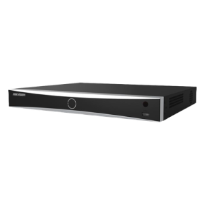 NVR IP / 12 Megapixel (4K) / 8 Canales / 8 Puertos PoE+ / Reconocimiento Facial 20,000 Rostros / AcuSense / 2 Bahías HDD / Alcance PoE 300 m (984.3 ft)