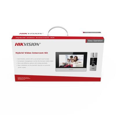 Kit de Videoportero Híbrido / Pantalla Táctil 7" / Cámara 720x576p / IP a 4 Hilos / Wi-Fi y Cableado / PoE 802.3af / Expansión a 6 Monitores - Image 2