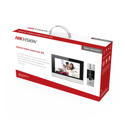 Kit de Videoportero Híbrido / Pantalla Táctil 7" / Cámara 720x576p / IP a 4 Hilos / Wi-Fi y Cableado / PoE 802.3af / Expansión a 6 Monitores - Image 4