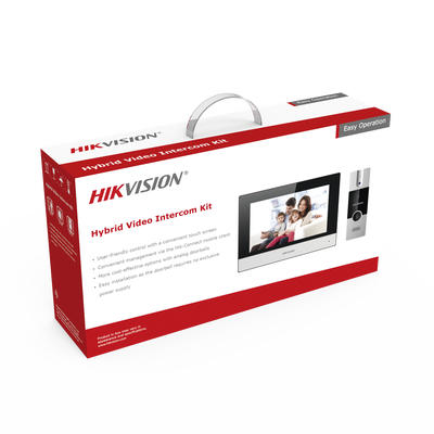 Kit de Videoportero Híbrido / Pantalla Táctil 7" / Cámara 720x576p / IP a 4 Hilos / Wi-Fi y Cableado / PoE 802.3af / Expansión a 6 Monitores - Image 5