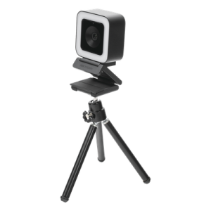 Cámara Web / Full HD 1080p / Aro de Luz 5 Niveles / Gran Angular 87° / Micrófono con Reducción de Ruido / USB 2.0 / Cable 2 m (6.56 ft) / Plug-and-Play